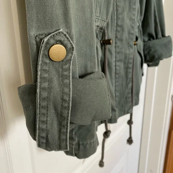Utility olive green jacket XS - Picture 4 of 11